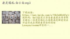 婚礼歌曲下载,最美婚礼-白小白.mp3