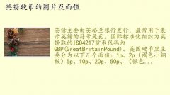 毛图片,英镑硬币的图片及面值