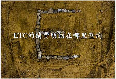 ETC的消费明细在哪里查询