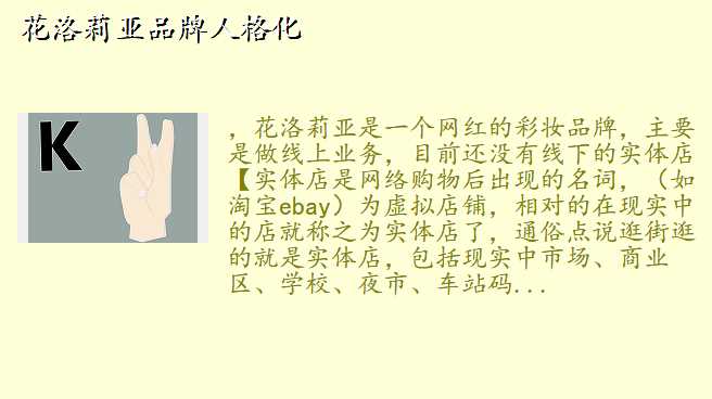 花洛莉亚品牌人格化
