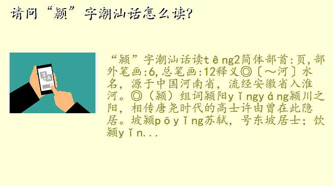 请问“颍”字潮汕话怎么读?